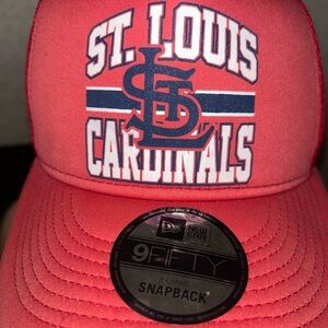 St. Louis Cardinals Red Trucker Snapback Hat